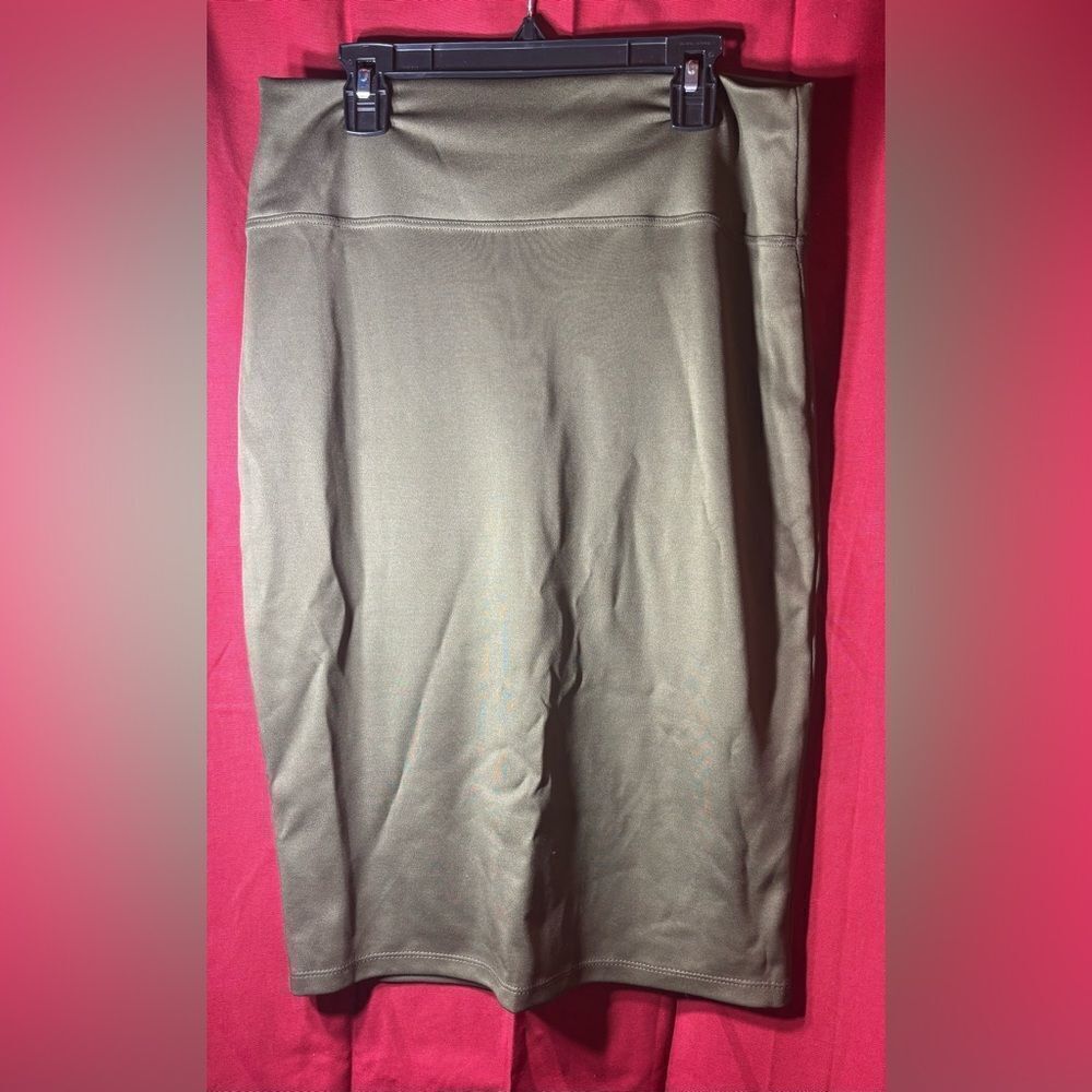 Hybrid & Co Women’s Olive Green Pencil Skirt Pants Large EPC